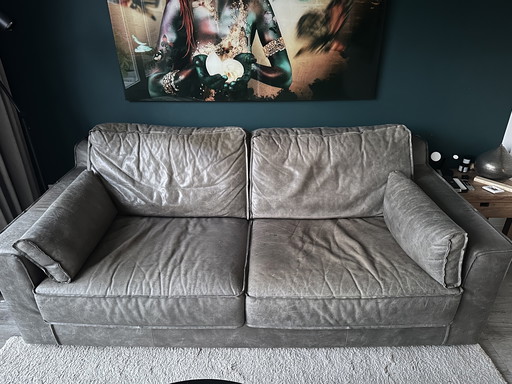 Vesuvio Leder 3-Sitzer Sofa