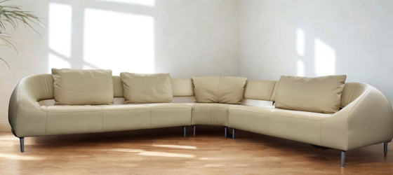 Image 1 of New condition Leolux Vol de Rève design corner sofa