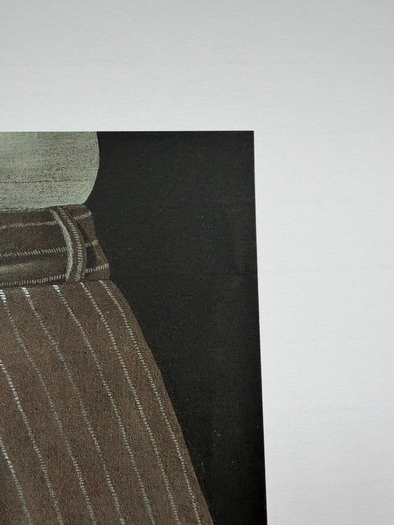 Image 1 of Domenico Gnoli (1933-1970), Gestreepte broek, 1969, copyright Marzia Gnoli, 1994, Gedrukt in Nederland