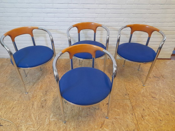 Image 1 of 4 chaises de salle à manger Bolero de Fasem