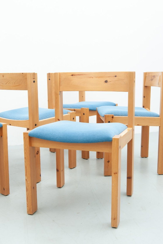 Image 1 of 6x dänische Esszimmerstühle aus Kiefer 