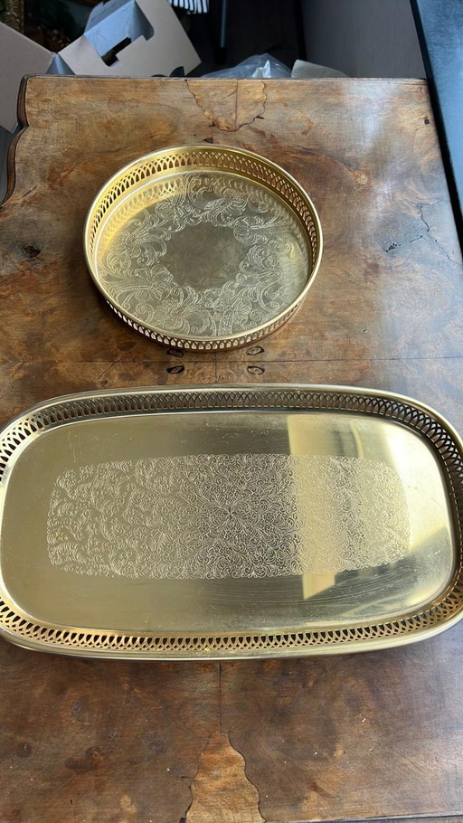 Gold plated bowls Scandinavian design
