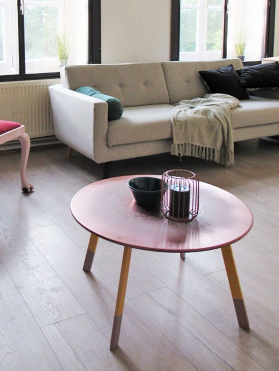 Image 1 of Table de salon en métal - vintage