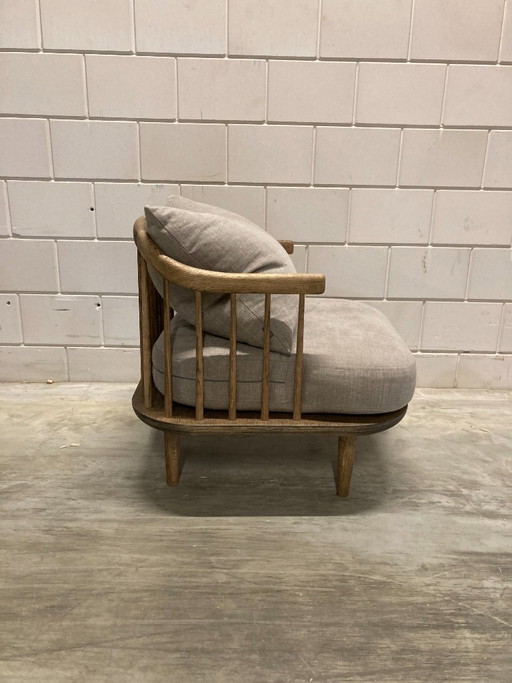 Fauteuil &Tradition Fly SC10 Hot Madison 094 chêne fumé