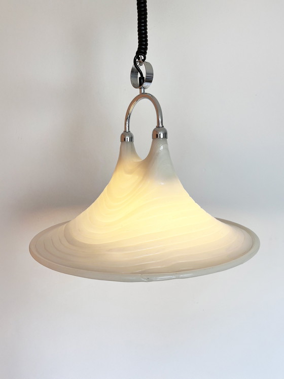 Image 1 of Vintage 1970s Space Age Cristallux Pendelleuchte