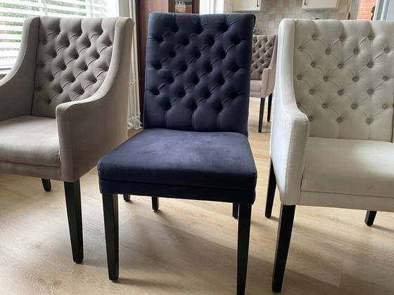 Image 1 of Esszimmerstühle, 6 Stück, Goossens, 3 Farben.