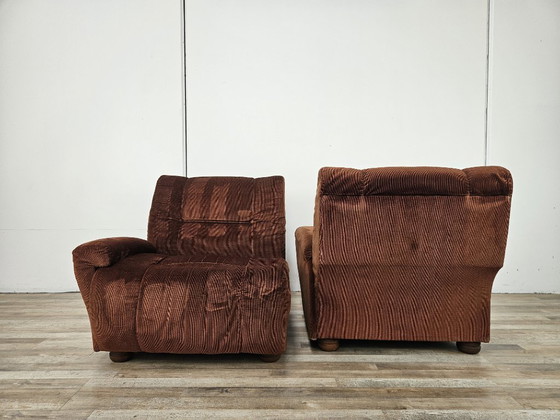 Modulares Zweisitzer-Sofa, 1970 – Modulare Sofas, Textile, Klassiek (photo 4 of 16)