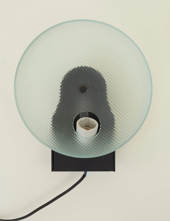 Image 1 of Applique vintage in metallo e vetro LUMI MOD Italia, stile Memphis, circa 1980