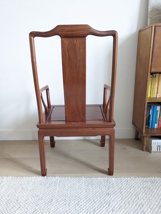 2x Chinesische Ming Orientalische Massivholzstühle Palisander – Sessel, Wood (photo 5 of 8)
