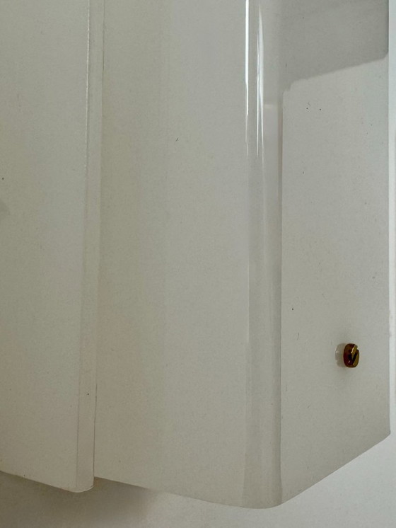 Image 1 of Een paar vintage Perspex wandlampen, Italië, 1970