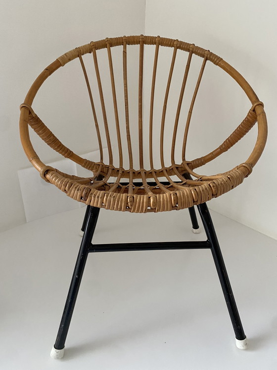 Image 1 of Rohé Noordwolde Sliedregt kinderstoel ca1956