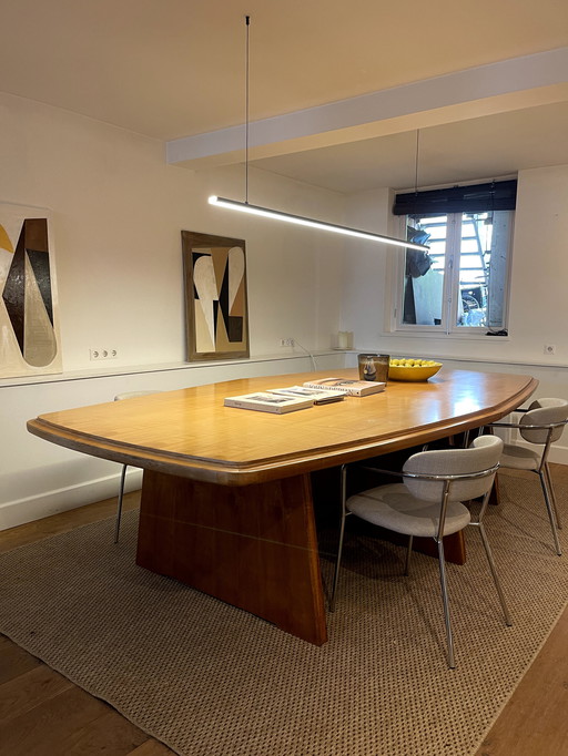 Table de salle à manger ou de réunion en bois massif style Soho Home - 240x100 cm