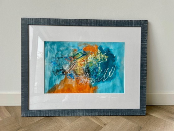 Image 1 of Heidi Feijen – ‘Ben’, gemengde techniek portret (59x76cm)