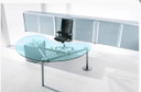 Ultom Isotta Kidney-Shaped Desk Italian design by Lorenzo Marcolin