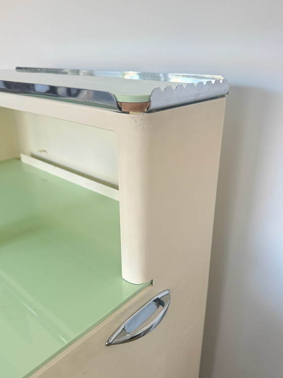 Mobile contenitore vintage in metallo, cromo e vetro – maquet, Mobili contenitori (photo 6 of 15)