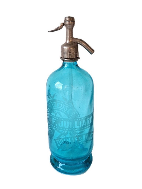 Image 1 of F. Julliard - Spuitwaterfles van uraniumglas