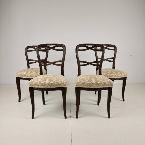 Image 1 of Set aus vier Esszimmerstühlen „Black Forest“ von Horrix