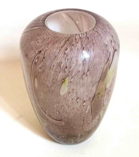 Image 1 of Vase signiert La Rochère Kristall Höhe 25,8 cm