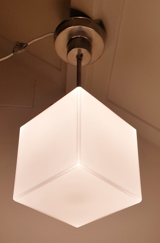 Image 1 of 2 Art Deco GISO (Gispen) hanglampen Kubus