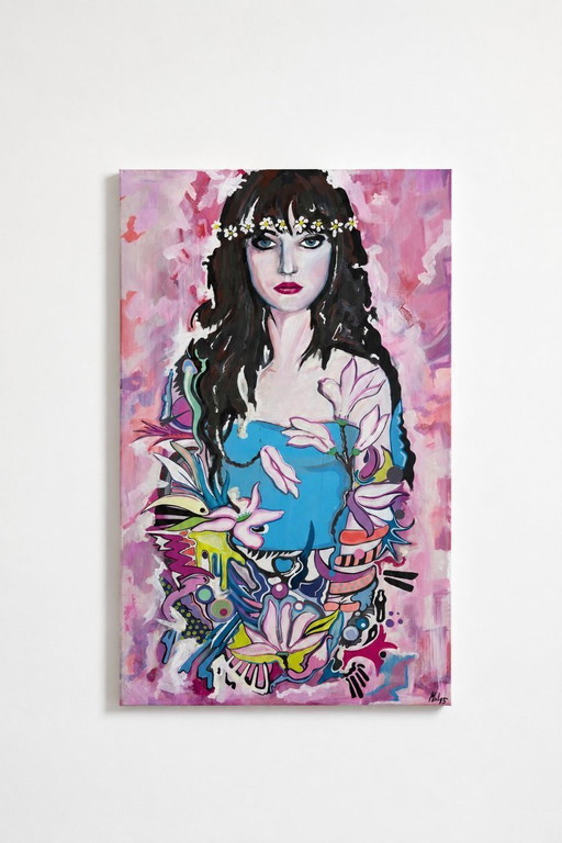 Maddalena FANFANI - Madame Magnolia - Artist canvas