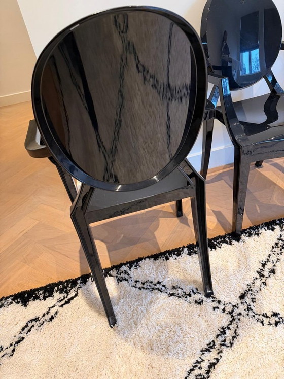 Image 1 of Set di 4 poltrone Kartell Louis Ghost Philippe Starck