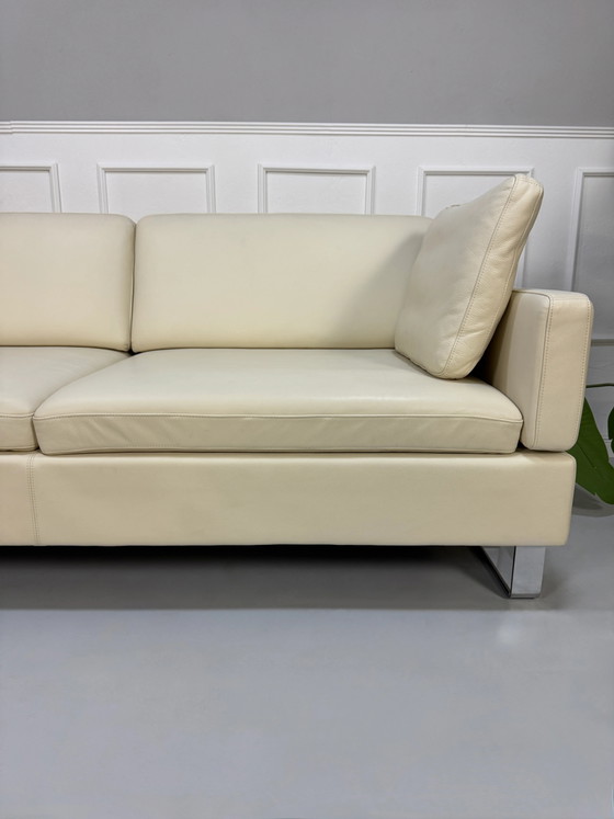 Image 1 of Brühl Alba Sofá de diseño Sofá Leder beige