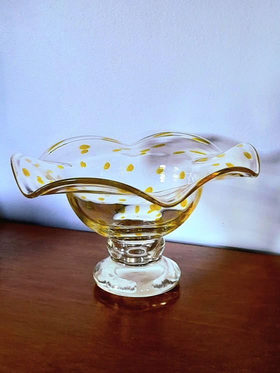 Image 1 of Coupe en verre soufflé de Murano 