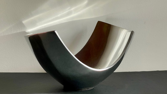 Image 1 of COUPE à Fruits Métal Poli VINTAGE