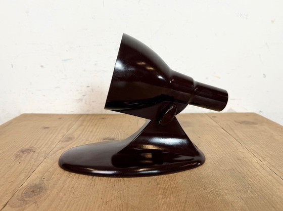 Image 1 of Applique vintage in bachelite marrone di metà secolo, anni '50