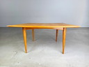 Tavolino da caffè originale di metà secolo, in noce scandinavo, vintage, 1960