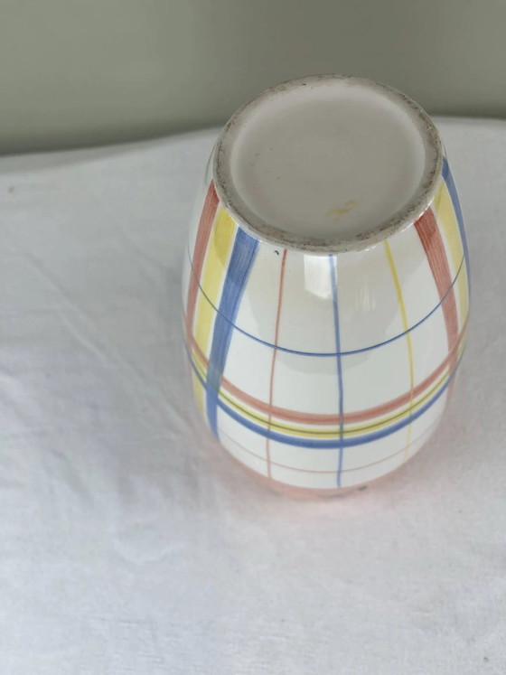 Vase vintage à carreaux – Porcelain (photo 6 of 8)