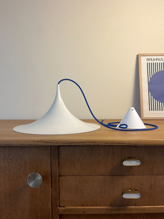 Image 1 of Semi pendente vintage 38 cm - Nebbia e Morup - Torsten Thorup Claus Bonderup