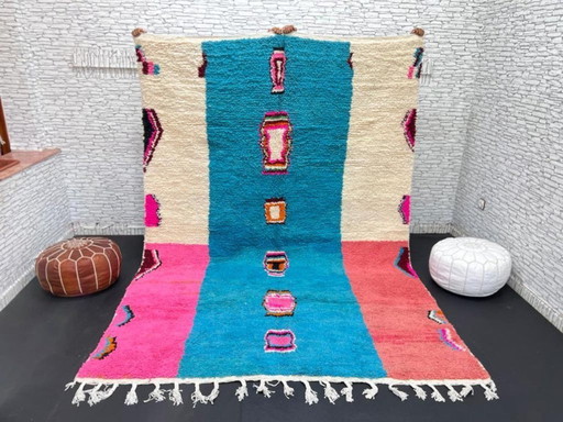 Tapis marocain artisanal en laine 200cmx150cm