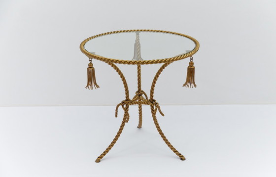 Image 1 of Table basse florentine en métal torsadé, Italie, années 1970