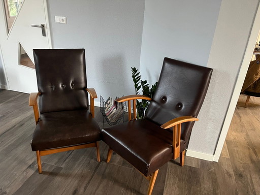 Fauteuils inclinables 60s à vendre