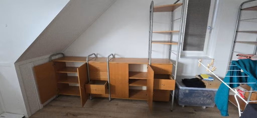 Mueble de pared vintage IKEA Niklas | Rutger Andersson | Década de 1980 | modular