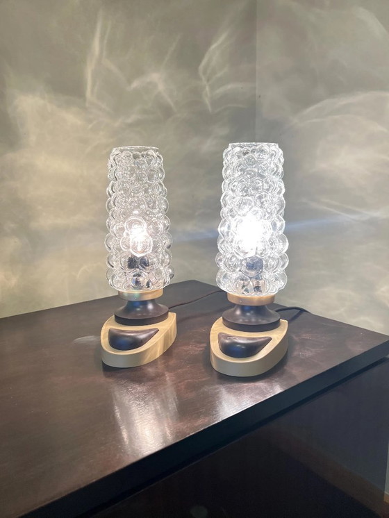 Image 1 of Orion bedlampjes van de traditionele Weense fabrikant uit de jaren 1970 - de echte klassiekers uit het ruimtetijdperk.