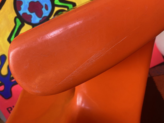 Image 1 of Chaise enfant Colani Zocker, orange, design années 70