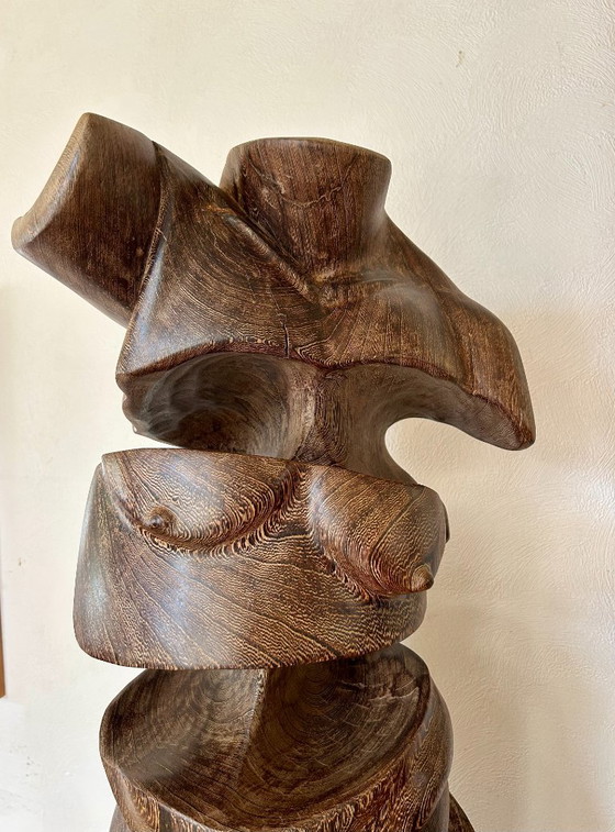 statue of a torso man – Beeldhouwkunst, Hout (photo 2 of 17)
