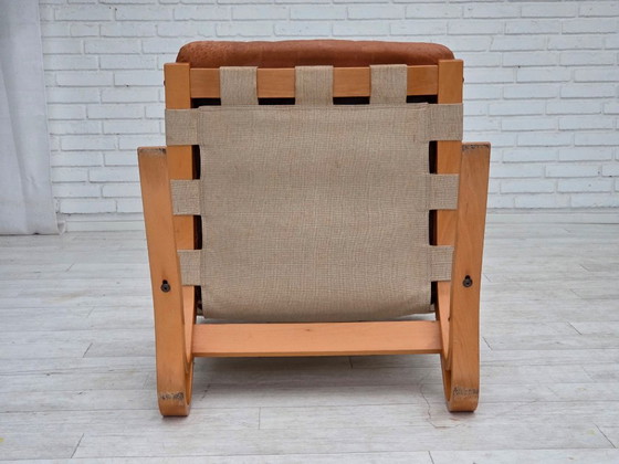 Image 1 of Noorse fauteuil uit de jaren 70, model "Kengu", meubelleer.