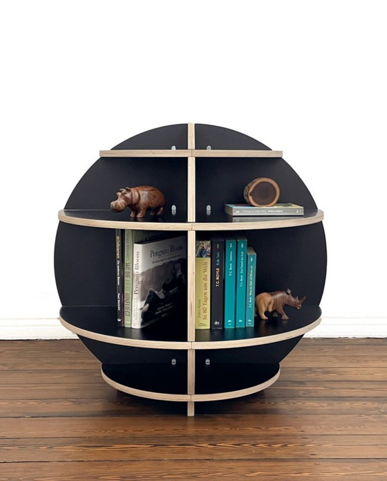 Image 1 of Estantería de pie Disko negra de ellips design