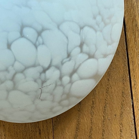 Image 1 of Clichy white glass wall/ceiling light