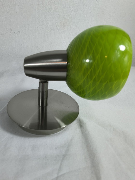 Image 1 of Vintage massive ceiling lamp with 3 spotlights + 1 separate spotlight