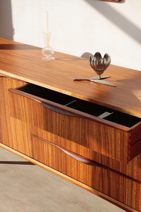 Image 1 of Credenza vintage in teak e zebrano – Elliots of Newbury, anni '60