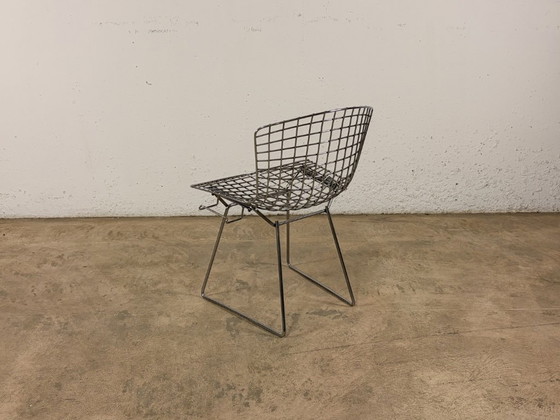 Image 1 of Chaise d'appoint Bertoia chromée, conçue par Harry Bertoia pour Knoll International, années 1980