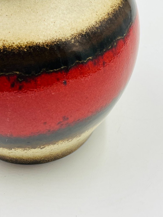 Image 1 of Scheurich 291 vase with red cabochon balls