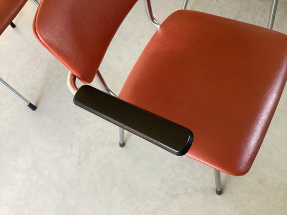 6 x Gispen Modelo 1235 – Sillas de comedor, Metal, Chrome (photo 3 of 7)