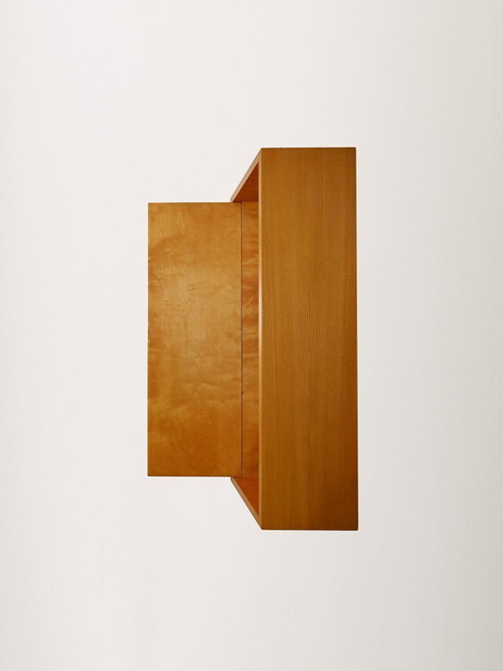 Image 1 of Secretaire scandinavo in olmo e radica, anni '50