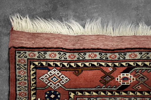Tapis oriental Shiraz vintage tissé à la main, années 1960