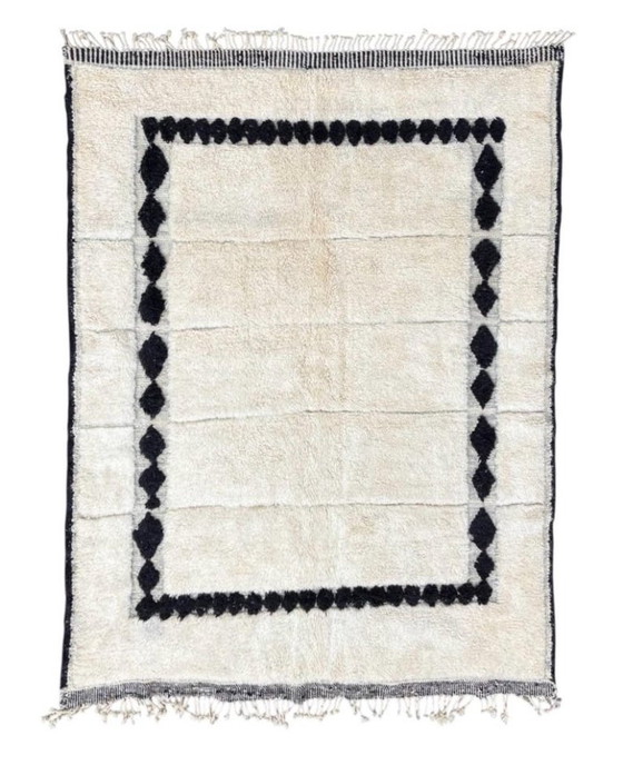 Tapis marocain de luxe fait main – Authentique savoir-faire Atlas 200 cm x 300 cm – Cotton (photo 2 of 10)